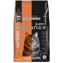 Ração Zuppy Advance Para Gatos Castrado Sabor Salmão 7kg