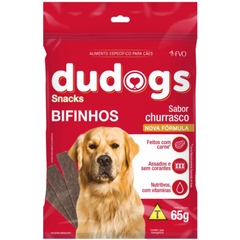 Petisco Dudogs Para Cães Sabor Churrasco 65gr