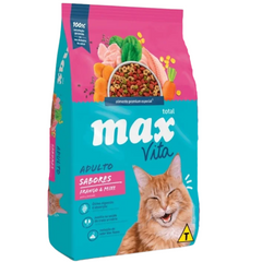 Ração Max  Vita Para Gatos Adultos  Sabor Frango E Peixe 20kg