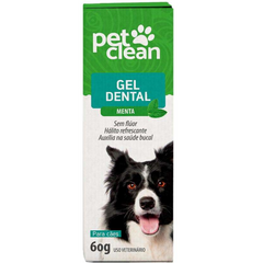 Gel Dental Pet Clean Para Cães Sabor Menta 60gr