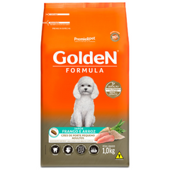 Ração Golden Fórmula Para Cães Adultos Raças Pequenas Sabor Frango E Arroz 1kg