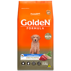 Ração Golden Fórmula Para Cães Filhotes Sabor Carne E Arroz 15 Kg