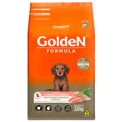 Ração Golden Fórmula  Para Cães Filhotes De Porte Pequeno Sabor Frango E Arroz 3kg