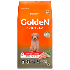 Ração Golden Fórmula Para Cães Filhotes Sabor Frango E Arroz 15 Kg