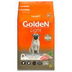 Ração Golden Fórmula Light Para Cães Adultos Porte Pequeno Sabor Frango E Arroz 1kg