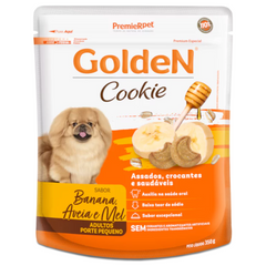 Biscoito Golden Sabor Banana Com Aveia E Mel Para Cães Adultos De Porte Pequeno 350gr