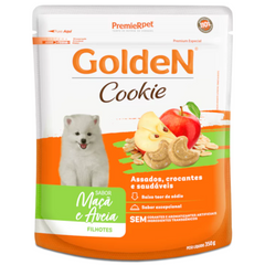 Biscoito Golden Cookie Sabor Maçã E Aveia Para Cães Filhotes 350gr