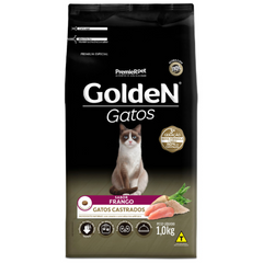 Ração Golden Para Gatos Castrados Sabor Frango 1 Kg