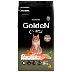 Ração Golden Para Gatos Castrados Sabor Salmão 1kg