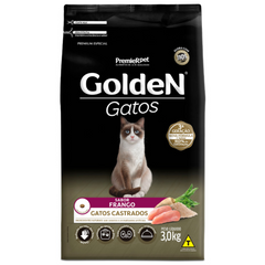 Ração Golden Para Gatos Adultos Castrados Sabor Frango 3kg