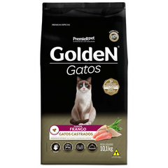 Ração Golden Para Gatos Castrados Sabor Frango 10,1 Kg