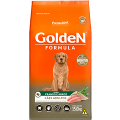 Ração Golden Fórmula Para Cães Adultos Sabor Frango E Arroz 15 Kg