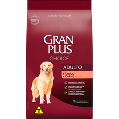 Ração Granplus Choice Para Cães Adultos Sabor Carne E Frango 10kg