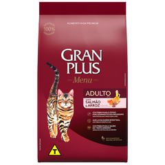 Ração Granplus Salmão E Arroz Para Gatos Adultos 10,1kg