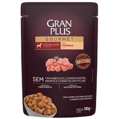 Ração Úmida Granplus Menu Cães Filhotes Frango 100g
