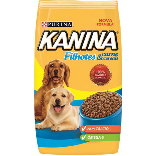 Ração Kanina Para Cães Filhotes Sabor Cane E Cereais 15 Kg