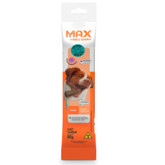 Petisco Max Snack Bone Para Cães Sabor Carne & Bacon 80gr