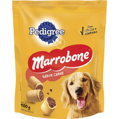 Biscoito Pedigree Marrobone Para Cães Adultos Sabor Carne 500gr