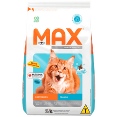 Ração Max Cat Para Gatos Castrados Sabor Frango 10,1 Kg