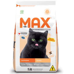 Ração Max Para Gatos Castrados Salmão 10,1 Kg