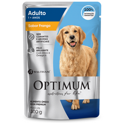 Ração Úmida Optimum Sachê Cães Adultos Frango 100g