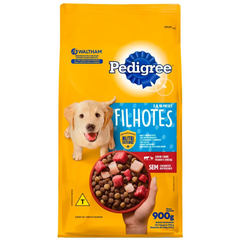 Ração Pedigree Para Cães Filhotes Sabor Carne, Frango E Cereais 900gr