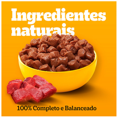Ração Úmida Pedigree Sachê Sabor Carne Ao Molho Para Cães Filhotes 100gr