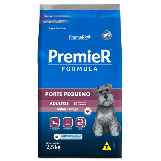 Ração Premier Fórmula Para Cães Adultos De Raças Pequenas Sabor Frango 2,5kg