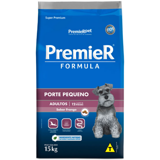 Ração Premier Fórmula Para Cães Adultos De Raças Pequenas Sabor Frango 15kg