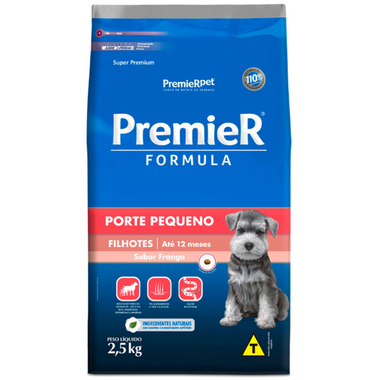 Ração Premier Fórmula Para Cães Filhotes De Raças Pequenas Sabor Frango 2,5kg