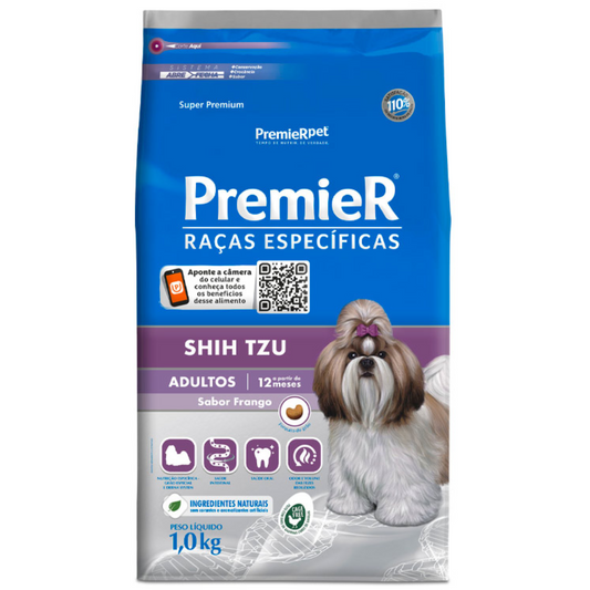 Ração Premier Shih Tzu Raças Específicas Para Cães Adultos 1kg