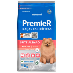Ração Premier Raças Específicas Para Spitz Alemão Adulto Sabor Frango 2,5kg