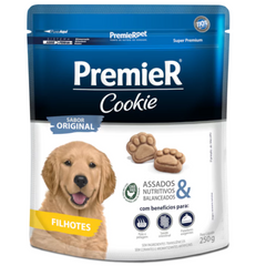 Biscoito Premier Cookie Sabor Original Para Cães Filhotes 250gr