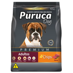 Ração Puruca Chips Para Cães Adultos 15kg