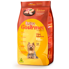 Ração Quatree Gourmet Para Cães Adultos Raças Pequenas Sabor Carne, Frango E Peixe 10 Kg