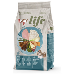 Ração Quatree Life Para Cães Adultos De Porte Pequeno Sabor Frango E Arroz 3kg