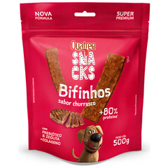 Petisco Quatree Snacks Para Cães Sabor Churrasco 500gr