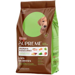 Ração Quatree Supreme Para Cães Filhotes De Porte Médio E Grande Sabor Frango E Batata Doce 15kg