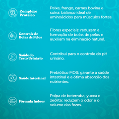 Ração Quatree Gourmet Para Gatos Adultos Sabor Peixe 10kg