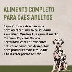 Ração Quatree Life Para Cães Adultos De Porte Médio E Grande Sabor Frango E Arroz 15kg