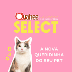 Ração Quatree Select Para Gatos Adultos Sabor Salmão E Arroz 10,1kg