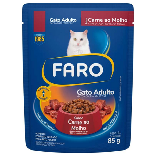 Sâche Faro Gatos Adulto Carne 85g