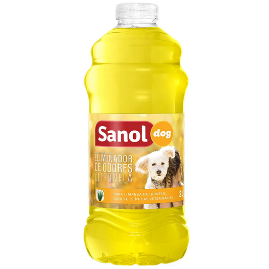 Eliminador De Odores Sanol Dog Citronela 2 Lt