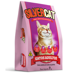 Ração Silvercat Para Gatos Adultos Sabor Carne 7kg