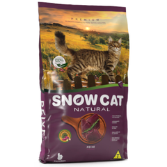 Ração Snow Cat Sabor Peixe Para Gatos Adultos 10,1kg