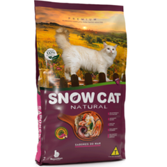Ração Snow Cat Sabores Do Mar Para Gatos Adulto 10kg