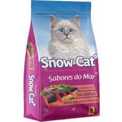 Ração Snow Cat Sabores Do Mar Para Gatos Adulto 25kg