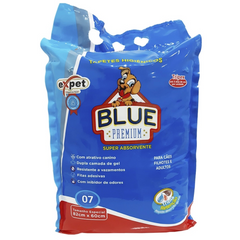 Tapete Higiênico Blue Premium Com 7 Unidades