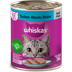 Ração Úmida Whiskas Lata Sabor Patê De Atum Para Gatos Adultos 290gr