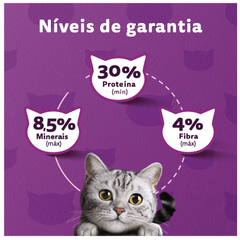 Ração Whiskas Para Gatos Adultos Sabor Peixe 10,1kg